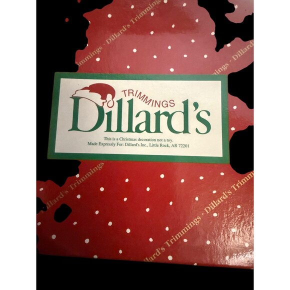 Vtg Y2K Dillard’s Trimmings Porcelain Musical Angel Ornament Set of 4 Christmas - Picture 6 of 6